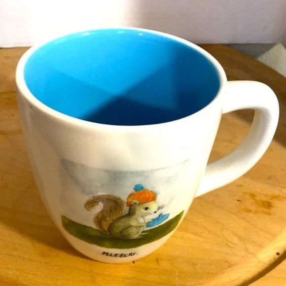 RAE DUNN Mugs Set of 2 Large Ceramic Winter - Picture 4 of 12